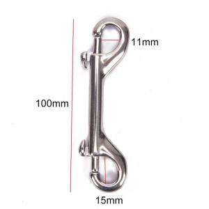 Stainless Steel Scuba Diving Hook Double Ended Bolt Snap Hooks Diving Quick Draw Swivel Bolt Kit