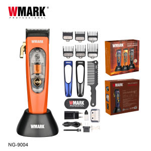 WMARK NG-9004 10000rpm Maglev Motor Hair Clippers Magnetic Rechargeable Electric Barber Hair Cutter Cordless Trimmers