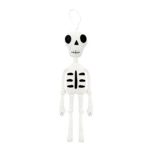 Halloween Horror Decoration Realistic Fabric Skull Props For Scary Party Haunted House Desktop Display Ornament