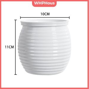 WHPHous Automatic Water-Absorbing Self-Watering Plant Pots Double Layer Transparent Flower Vase Plastic Home Decorations 1PC