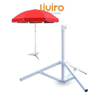 Liviro Tripod Payung Jualan 28 mm dan 33 mm Bahan Besi Kuat Kokoh Anti Patah