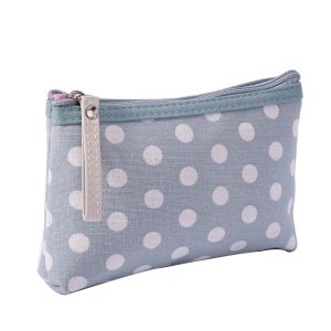 OWMXZL Simple Dot Makeup Bag Skincare Storage Portable Travel Storage Bag Multifunctional Canvas Cosmetic Bag Daily Storage