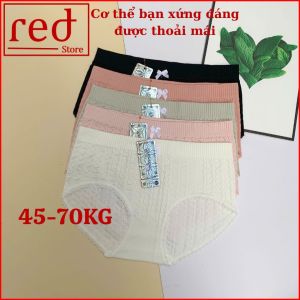 Quần lót nữ dệt kim 3D mềm mại thoáng khí Quần lót siêu co dãn FreeSize 45-70kg Q1543