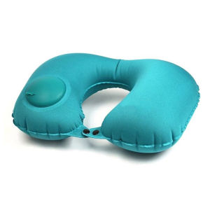 Nicola Portable U-Shape Inflatable Travel Pillow Automatic Pump New U Shape neck pillow Inflatable Air Pump Train Airplane Travel Neck Pillow