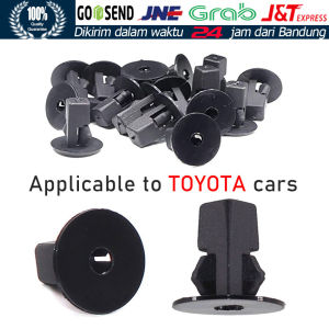 50/100Pcs Klip Kancing Bemper Mobil Liner Inner Fender Toyota Innova Yaris Xenia Hilux Avanza Agya Calya Fortuner