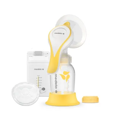 Medela Harmony Flex Manual Breast Pump / with Essential Kit - Made in Switzerland
