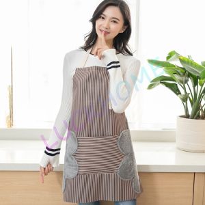Celemek Masak Celemek Anti Air Apron Waterproof Celemek Masak Bahan Kain Premium Quality Korean Style