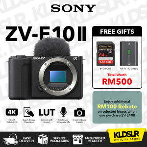 Sony ZV-E10 II / ZVE10 II / ZV-E10 Mark 2 + E PZ 16-50mm F3.5-5.6 OSS II Lens & Body Interchangeable-lens Vlog Camera