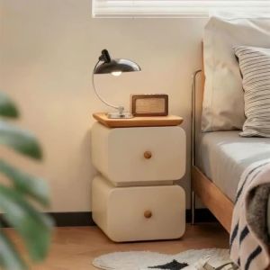 Sacesr Creative Design Nightstands Drawer Wooden Storage Room Decoration Night Tables Durable Moisture Proof Waterproof Household Use 2B5Z7