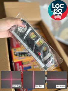 Thước thủy Nivo mini cân bằng điện tử đa năng có laser