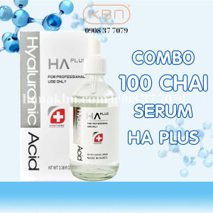 Combo 100 Chai Serum HA Plus 100ml Xuất Xứ Hàn Quốc - Cấp Nước Dưỡng Ẩm Căng Bóng Da (Chính Hãng)