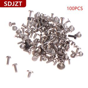 [COD] SDJZT 100ชิ้นสกรูนาฬิกาหลายขนาดแบบผสมความแม่นยำสูงชิ้นส่วนเครื่องมือซ่อมแซมการเคลื่อนที่สำหรับช่างนาฬิกา