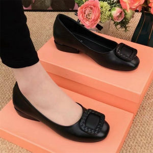 Women Fashion Single Shoes Japan High Quality Pure Cowhide Leather Comfortable Casual Shoes for Women