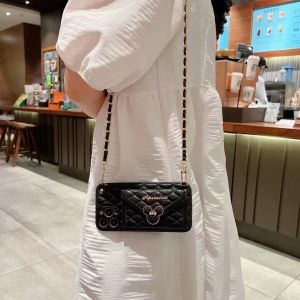 Card Case For iphone 14 Pro Max 16 pro max With CrossBody Strap lanyard Iphone 15 pro max 13 pro max leather case Wallet Bag Case Mobile Phone Case iPhone X XR XS MAX 14 promax 15 16 Plus Cover iPhone 11 12 Pro Max Cards Slot Casing With Rope