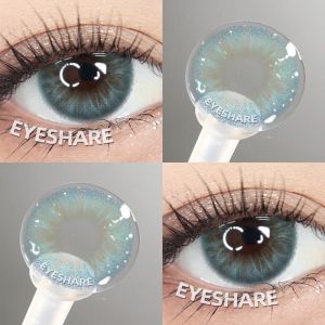 Eyeshare Softlens Tampilan alami Gray Lensa Kontak PROVENCE Softlens Brown Pink Purple Lensa Korea use 6 Months