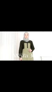 SEPLY - MEYRA 302 Baju Gamis Dress Wanita Muslimah Modern Terbaru Bahan Wolfis BEST SELLER Gamis Simple dan Elegan - Gamis Viral Lebaran 2024 - Dress Wanita Muslim - Dress Kondangan Terbaru 2024