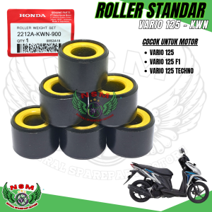Roller set 6 pcs vario 125 kwn / vario 125 f1 led / vario 125 techno