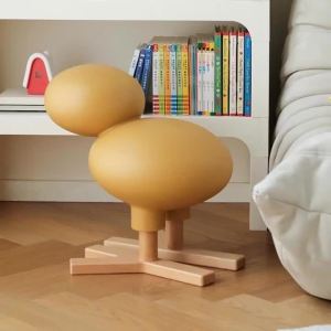 FFBH Creative Bird Chair Figurines Original Funny Childrens Chair Ornaments Novelty Nordic Ornament Home Entrance Hall Decoration 9N5Q1