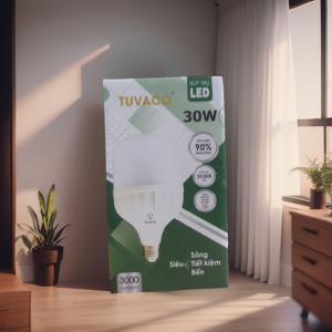 Combo 3 Bóng đèn LED trụ 30w nhựa bọc nhôm cao cấp(đủ công suất)