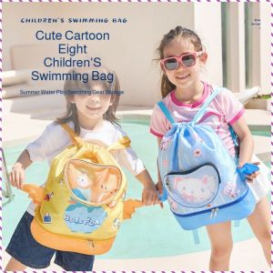 Swimming Bag Shoulder Storage Box Durable Shoe Compartment Dustproof Storage Wet and Dry Separation