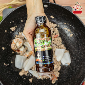 (set3ขวด)ซอสผัดกะเพรา คุณละออง สูตรพริกแห้งเข้มข้นไร้น้ำมัน ขนาด 250ml จำนวน 3 ขวด