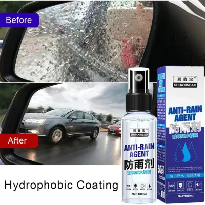 Anti Rain Agent 100ML Glass Nano Hydrophobic Coating Windshield Rainproof Agent Spray Car Liquid Ceramic Coating Best