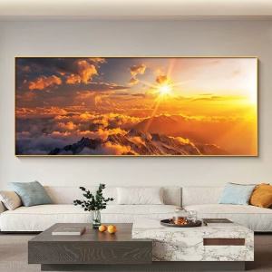 Bedroom Frame Wall Decor Living room Abstract art mural sofa wall decor painting with Al alloy frame