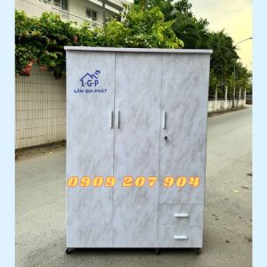 TỦ NHỰA SIÊU ĐẸP GIẢ VÂN ĐÁ CÓ KHÓA XINH XẮN CHO GIA ĐÌNH