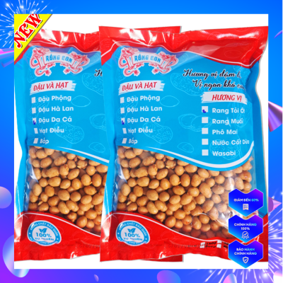 1Kg Đậu Phộng Da Cá Tỏi Ớt  (2 Túi) Rồng Con - Đồ ăn chế biến sẵn, đồ ăn vặt