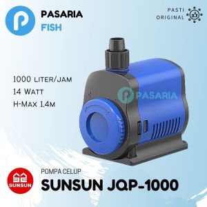 SUNSUN JQP1000/JQP 1000 Liter/Jam Pompa Celup Kolam/Aquarium/Hidroponik 14 Watt/14W Ikan