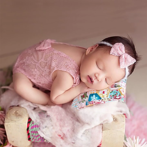 Newborn Photo Props Headband Lace Jumpsuit Posing Clothes Baby Photography Suit Backless Princess Romper Infant Costume