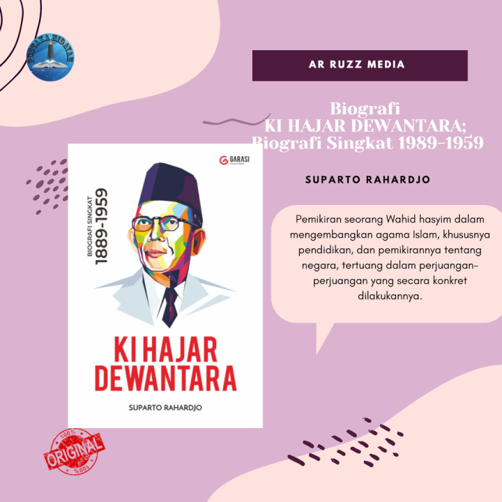 Buku Biografi KI HAJAR DEWANTARA Biografi Singkat 1989-1959 - Suparto ...