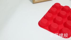 12 Grid /24 Silicone Jelly Cookie Baking Mold Round Muffin Cup Kitchen High Temperature Resistant Baking Tray Cake Mold [ Free Shipping ]