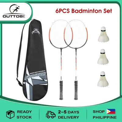 LABOT 2pcs Badminton Set Badminton Rackets Original Training set with 2 Shuttlecocks 1Carry Bag Sports Gym Fitness Exercise Cardio Use for Beginner Student Couple