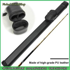 Vodool Pool Cue Case Pouch Holders Leather Billiard Cue Case for 1/2 Snooker Billiard