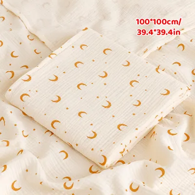Cotton Swaddle Muslim Blanket Newborn Baby Receiving Blanket