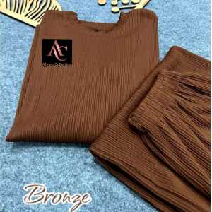 One Set Nina Elegant Setelan Baju Wanita Knit Condru Standar Jumbo