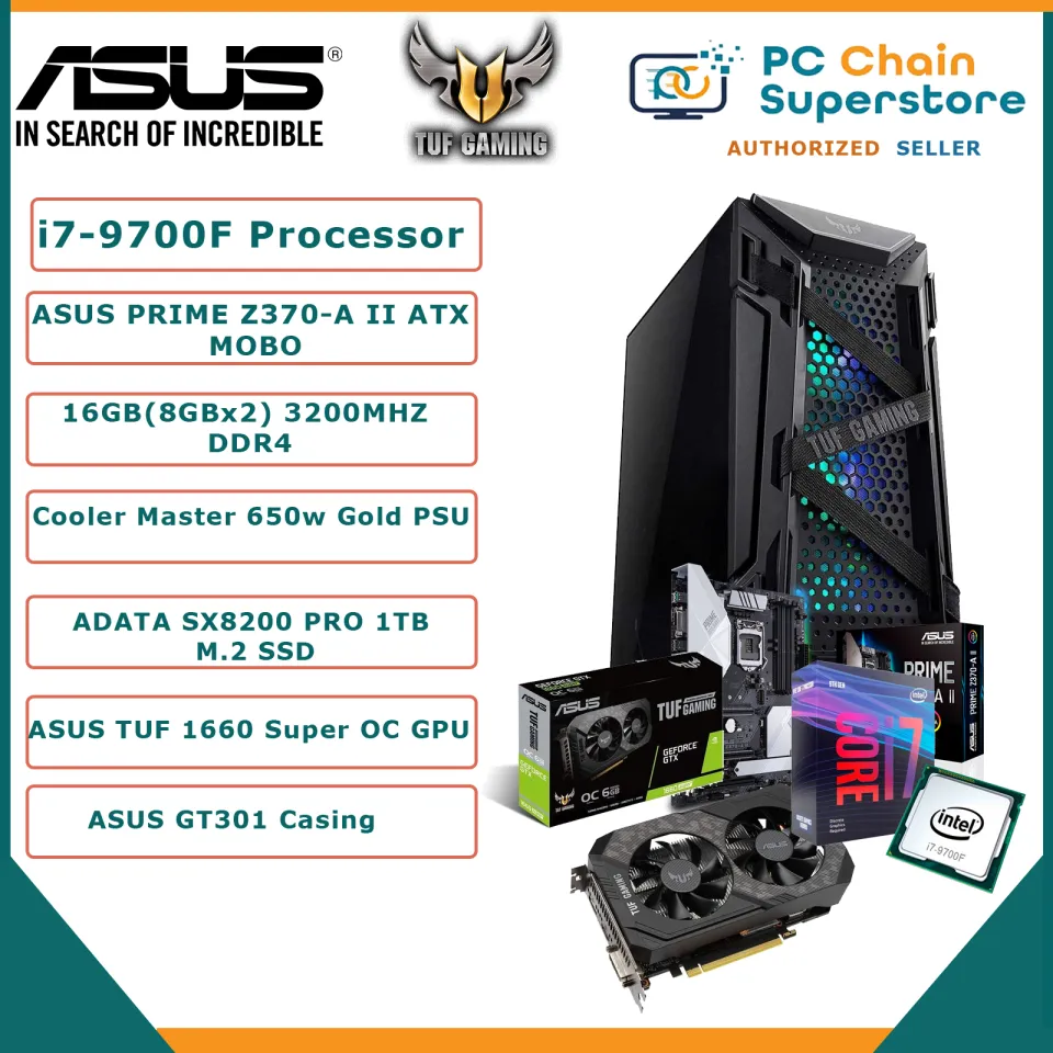 ASUS Tuf Gaming 1660 Super RTX 3060 Gaming PC Package Set
