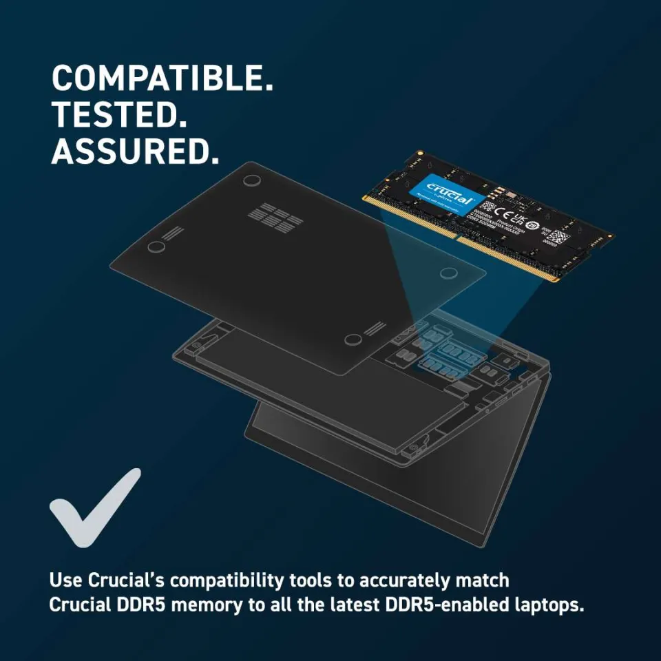 Crucial 32GB DDR5-5600 SODIMM - CT32G56C46S5 | Lazada Singapore