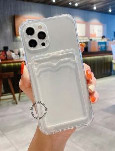 Softcase Transparant Card Holder For XIAOMI REDMI 10 10C 8 8A 9 9A 9C 9T A1 A1+ NOTE 10 4G 5G 10 PRO 4G 5G 11 4G 11 PRO 5G 7 8 PRO 9 PRO POCO C40 F4 M4 PRO M5 X3 - Case Slot Card - Case Untuk Photocard - For - Case Naro Foto - Case Bening