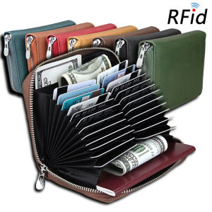 คู่แถวบัตรบัตร RFID ผู้ถือบัตรป้องกันแม่เหล็กแพคเกจผู้หญิงผู้ชายมัลติฟังก์ชั่แพ็คกระเป๋าหนังสือเดินทางกระเป๋าสตางค์หนังกระเป๋าเงินกระเป๋าสตางค์กระเป๋า