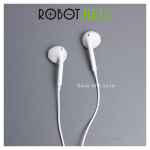 Headset Bass Stereo Robot RE10 Handsfree Earphone Handset Henset HP Android Murah Original