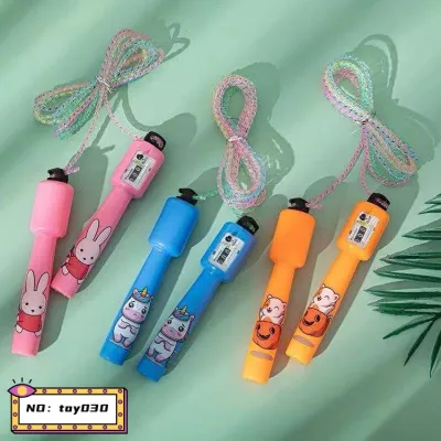 cartoon Character jumping rope for kids spiderman skipping rope with Can count girls sport toys
