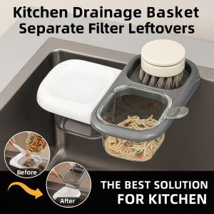 Drainer Basket Quick Installation Stable and Durable Material Sink Drainer Basket Hook Design
