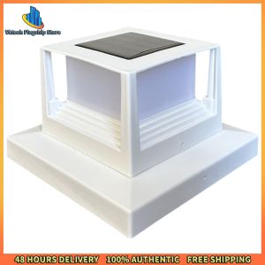 Vktech Waterproof Solar Post Cap Lights for Outdoor Garden Fence and Pathway Lighting