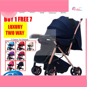 2 Two Way Facing Lightweight Baby Stroller Folding Carrier Suspension Canopy HY16 + FREE 7Gifts Travel Stroller