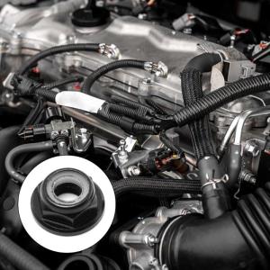 10Pcs Aluminum Lock Nuts Flange Nylon Lock Nut for Remote Control Secure Fastening Machinery Automotive