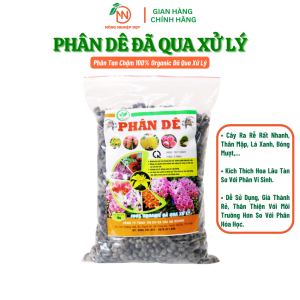 Phân Dê Đã Qua Xử Lý Gói 1kg - Phân Tan Chậm Đã Qua Xử Lý - Phân Dê Cao Cấp