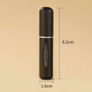 5ml Portable Mini Refillable Perfume Bottle with Spray Scent Pump Empty Cosmetic Containers Spray Atomizer Bottle for Travel Multicolor