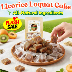 Licorice Loquat Cake Sweet Herbal Snack – Loquat Fruit & Licorice Flavor Clear Throat Treat Philipp